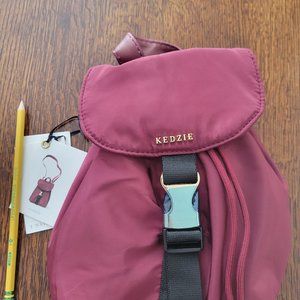 KEDZIE Mali Convertible Backpack Sling Crossbody Bag with Buckle Clip for Women